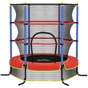 HOMCOM Kids Trampoline, with Safety Net, for Ages 3-10 Years Aosom UK