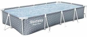 Inflatable pool Bestway Steel Pro Blue Grey