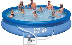 Inflatable pool Intex 28158NP Blue 457 x 84 cm