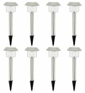 Solar lamp Lumisky Alesia LED Silver Stainless steel Cool White (8 Units)
