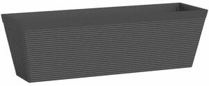 Planter Garden ID Black 50 x 16 x 16 cm