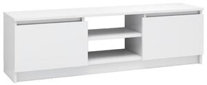 TV Cabinet High Gloss White 120x30x35.5 cm Engineered Wood