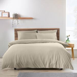 Catherine Lansfield So Soft Easy Iron Duvet Cover Bedding Set Natural
