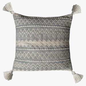 Amiah Grey Zigzag Cushion