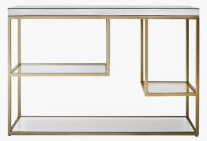 Damsay Console Table in Champagne