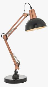 Voltaire Table Lamp in Bronze and Black