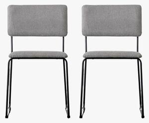 Quippy Dining Chair in Grey - Set of 2