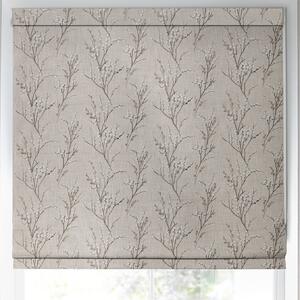Laura Ashley Pussy Willow Embroidered Made to Measure Roman Blind Steel