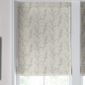 Laura Ashley Pussy Willow Embroidered Made To Measure Roman Blind Hedgerow