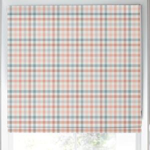 Laura Ashley Cove Check Made To Measure Roman Blind Blush