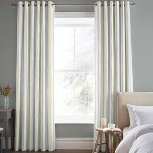 Laura Ashley Painterly Stripe Made To Measure Curtains Yellow
