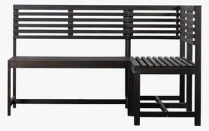 Mellow Balcony Bench Charcoal