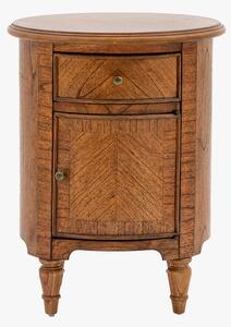 Chateau Drum Side Table in Natural
