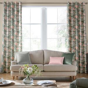 Laura Ashley Tapestry Floral Chenille Made To Measure Curtains Blush