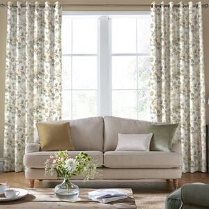 Laura Ashley Catrin Made To Measure Curtains Ochre