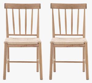 Harvest Dining Chair in Natural - Set of 2