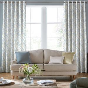 Laura Ashley Conwy Made To Measure Curtains Blue Sky