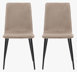 Humble Dining Chair in Taupe - Set of 2