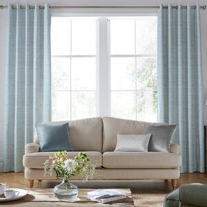 Laura Ashley Whinfell Made to Measure Curtain Mid Seaspray