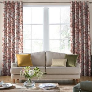 Laura Ashley Picardie Velvet Made To Measure Curtains Embers