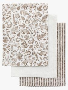 Woodland Wildlife Tea Towel - Set of 3