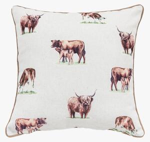 Dundee Highland Cow Cushion Cover