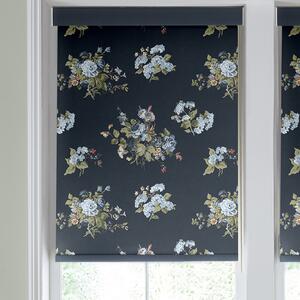 Laura Ashley Rosemore Blackout Made To Measure Roller Blind Midnight
