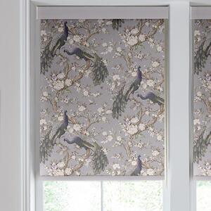 Laura Ashley Belvedere Blackout Made To Measure Roller Blind Pale Iris