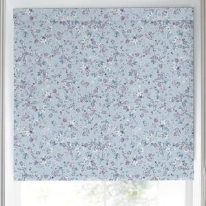 Laura Ashley Blossoms Blackout Made To Measure Roller Blind Blue