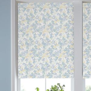 Laura Ashley Conwy Blackout Made To Measure Roller Blind Blue Sky