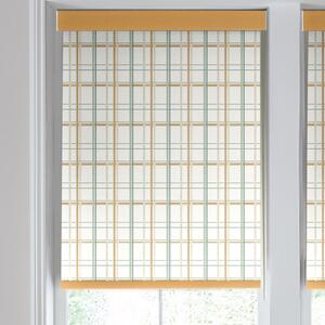 Laura Ashley Burford Check Blackout Made To Measure Roller Blind Ochre