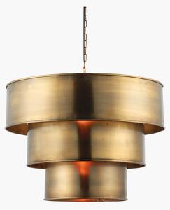 Octavia Antique Brass Pendant, Large