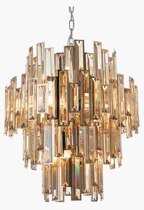 Antoinette Glass Pendant in Champagne