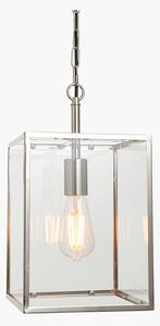 Siobhan Small Retro Pendant in Nickel