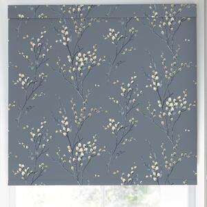 Laura Ashley Pussy Willow Blackout Made To Measure Roller Blind Dark Seaspray