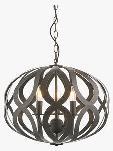 Keelan 3 light pendant in Antique Bronze