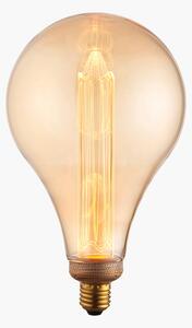 Ora Large LED globe shaped bulb with amber glass