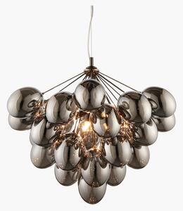 Thaddeus Glass Ceiling Pendant in Black