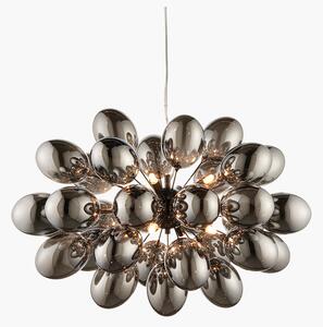 Thaddeus Large Glass Ceiling Pendant in Black
