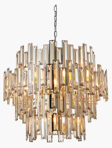 Antoinette Large Glass Pendant in Champagne