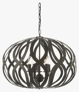 Keelan 5 light pendant in Antique Bronze
