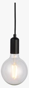 Deo Single Pendant in Matte Black