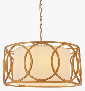 Barbara Classic Shade Pendant in Brushed Gold