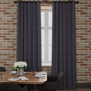 Willow Made to Measure Curtains Charcoal