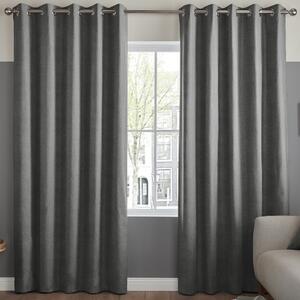 Florence Velvet Made To Measure Curtains Slate
