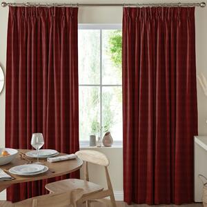 Florence Velvet Made To Measure Curtains Crimson