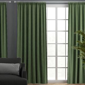 Clarence Velvet Curtains Forest