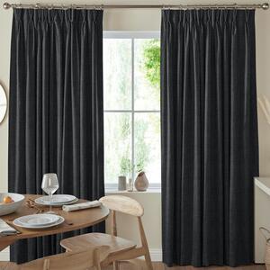 Lugano Made To Measure Curtains Charcoal