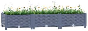 Raised Bed 120x40x23 cm Polypropylene