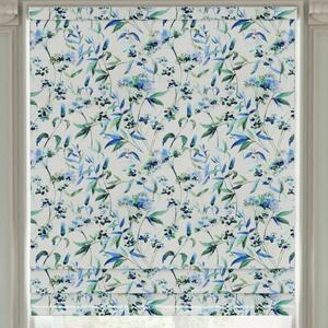 Linda Barker Yarrows Made to Measure Roman Blind Midnight-Silver